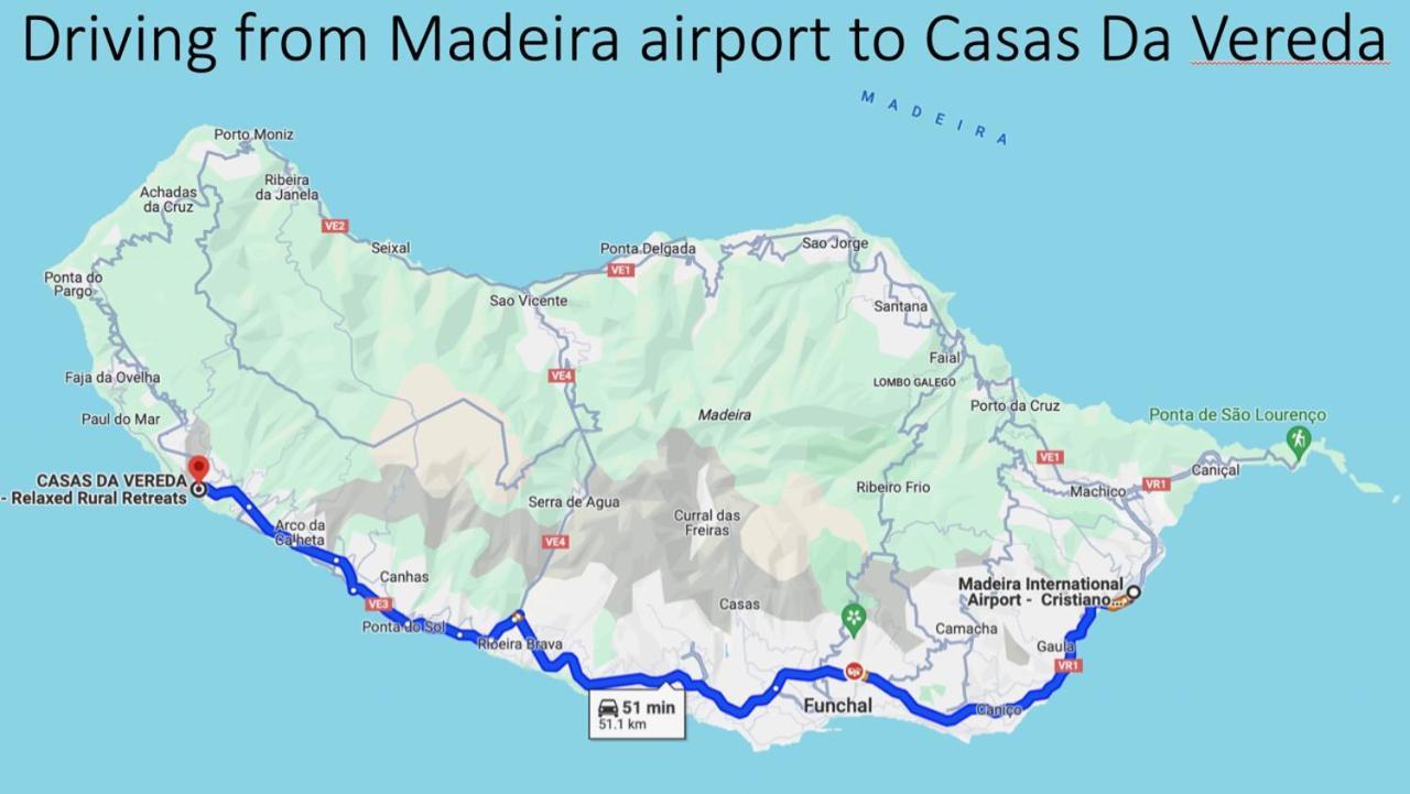 Casas Da Vereda Estreito Da Calheta Exteriör bild